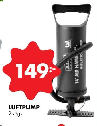 ÖoB Luftpump erbjuda