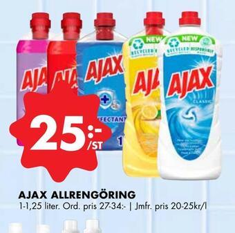 ÖoB Ajax allrengöring erbjuda