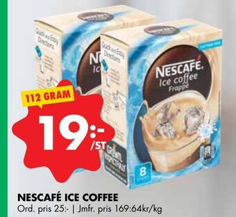ÖoB Nescafé ice coffee erbjuda