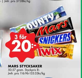 ÖoB Mars stycksaker erbjuda