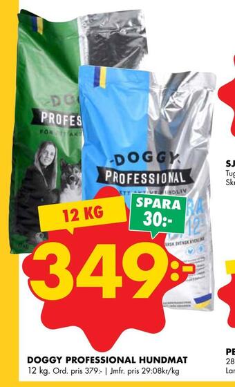 ÖoB Doggy professional hundmat erbjuda