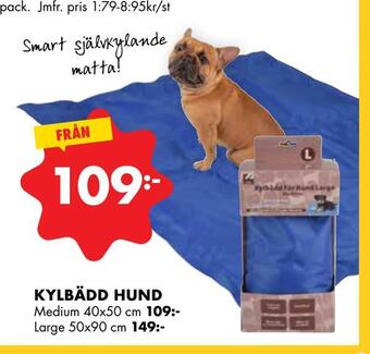 ÖoB Kylbädd hund erbjuda