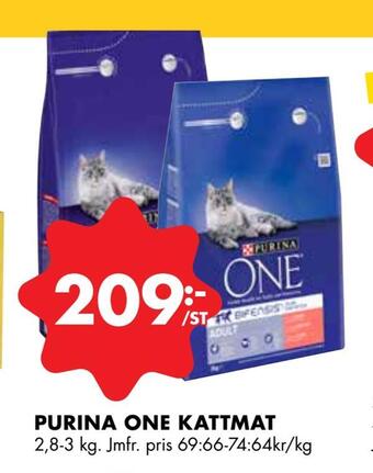 ÖoB Purina one kattmat erbjuda
