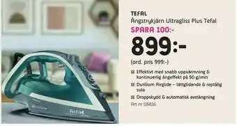 Elon Tefal Ångstrykjärn Ultragliss Plus Tefal erbjuda