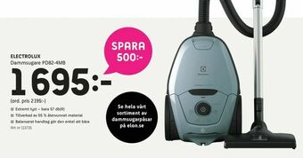 Elon Electrolux Dammsugare PD82-4MB erbjuda