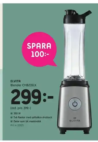 Elon Blender CHB2351X erbjuda
