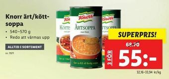 Knorr ärt/kött soppa