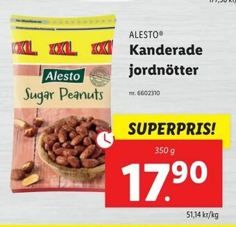 Lidl Kanderade jordnötter erbjuda