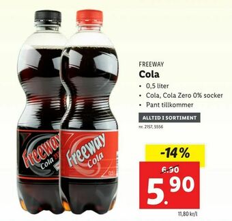 Lidl Cola erbjuda