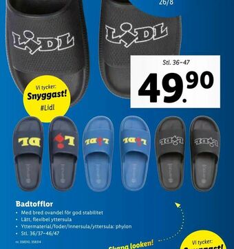 Lidl Badtofflor erbjuda