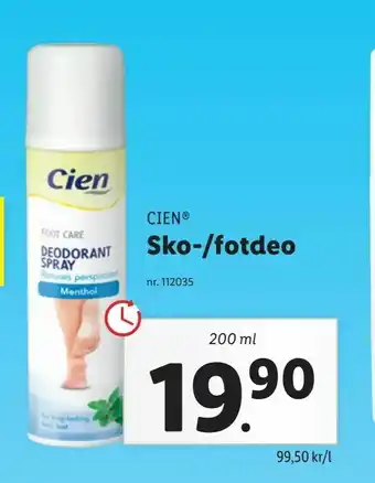 Lidl Sko-/fotdeo erbjuda