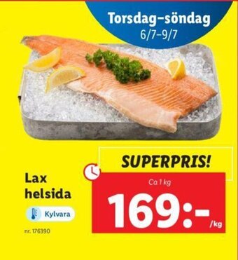Lidl Lax helsida erbjuda