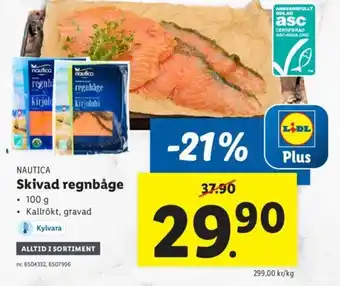 Lidl NAUTICA Skivad regnbåge erbjuda