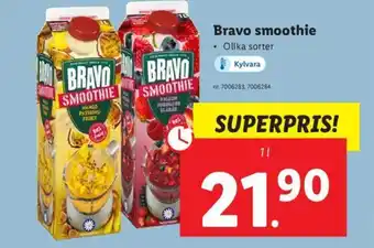 Lidl Bravo smoothie erbjuda