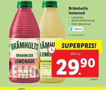 Lidl Brämhults lemonad erbjuda
