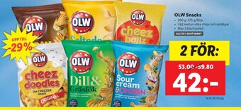 Lidl OLW Snacks erbjuda