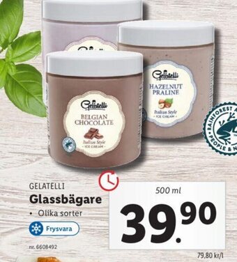Lidl GELATELLI Glassbägare erbjuda