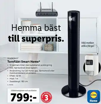 Lidl SILVERCREST Tornfläkt Smart Home* erbjuda