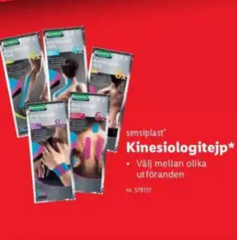 Lidl sensiplast Kinesiologitejp* erbjuda