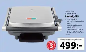 Lidl SILVERCREST KITCHEN TOOLS Paninigrill* erbjuda