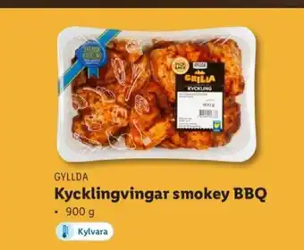 Lidl GYLLDA Kycklingvingar smokey BBQ Köp 3, betala för 2 erbjuda