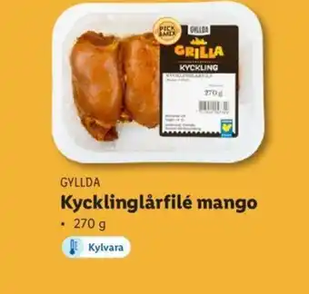 Lidl GYLLDA Kycklinglårfilé mango erbjuda