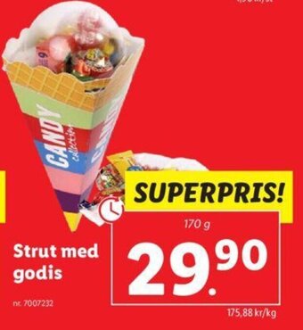 Lidl Strut med godis erbjuda