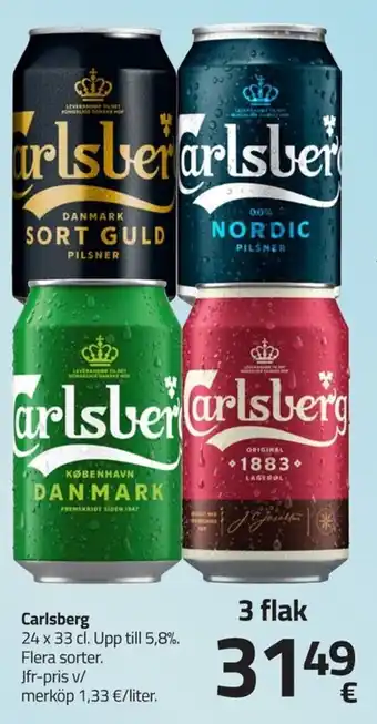 Fleggaard Carlsberg erbjuda