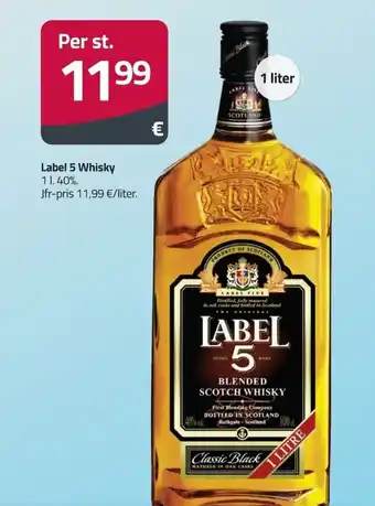 Fleggaard Label 5 Whisky erbjuda