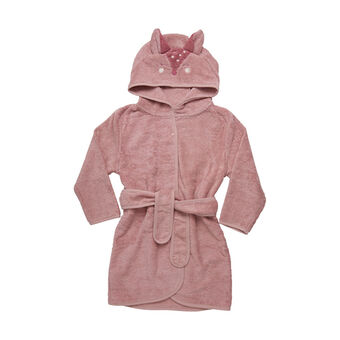 Apotek Hjärtat Pippi organic bath robe misty rose erbjuda