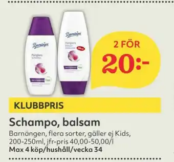 Hemköp Barn Balsam erbjuda
