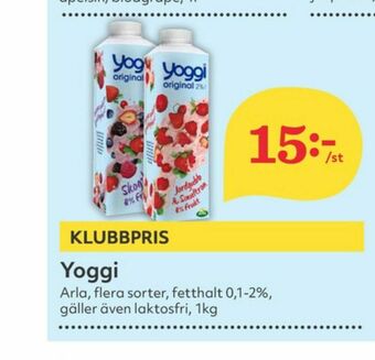 Hemköp Yoggi Yoghurt erbjuda