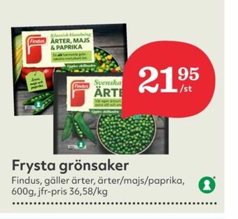 Hemköp Findus Grönsaker erbjuda