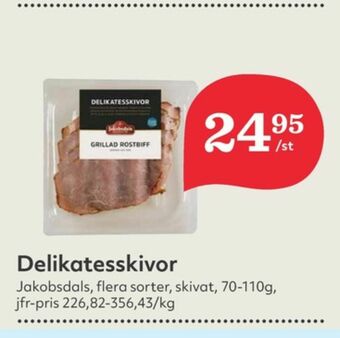 Hemköp Jakobsdals Smörgåspålägg erbjuda