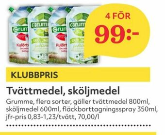 Hemköp Grumme Sköljmedel erbjuda