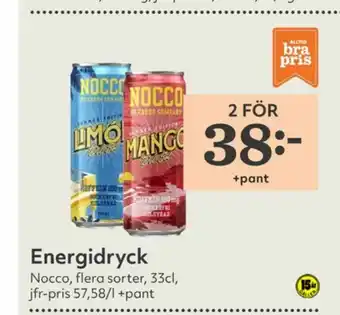 Hemköp Limon Energidryck erbjuda