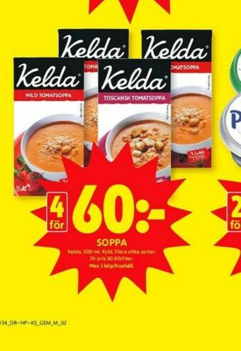 ICA Kvantum Kelda Soppor erbjuda