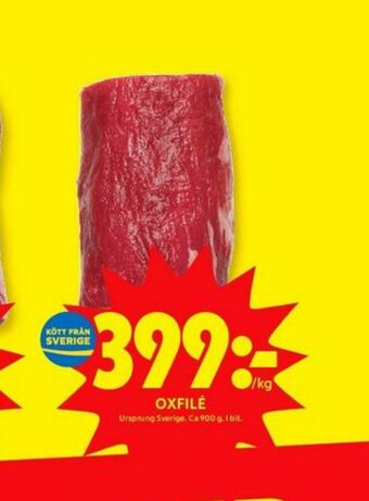 ICA Kvantum Oxfilé erbjuda