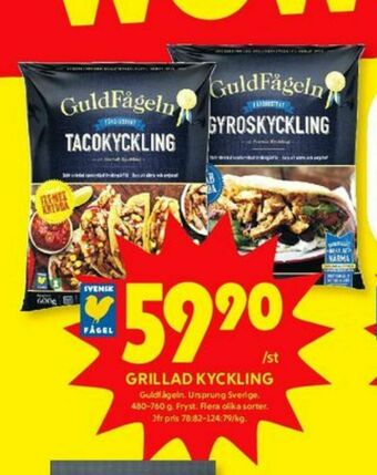 ICA Kvantum Guldfågeln Kycklingdelar erbjuda