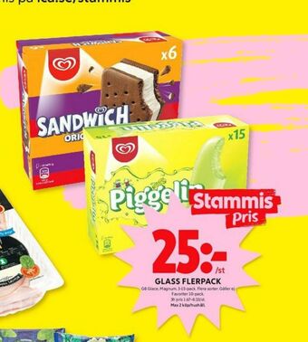 ICA Kvantum GB Sandwich Glassnacks erbjuda