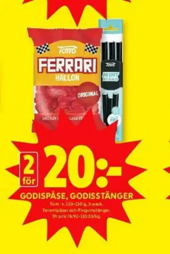 ICA Kvantum Ferrari Godispåsar erbjuda
