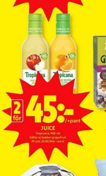 ICA Kvantum Tropicana Juice erbjuda