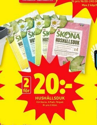 ICA Kvantum Skona Hushållsduk erbjuda