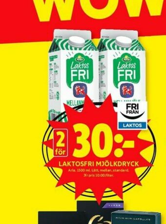 ICA Kvantum Arla Mellanmjölk erbjuda