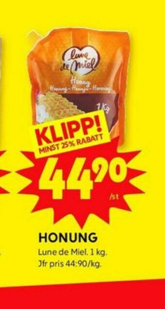 ICA Kvantum Lune de Miel Honung erbjuda