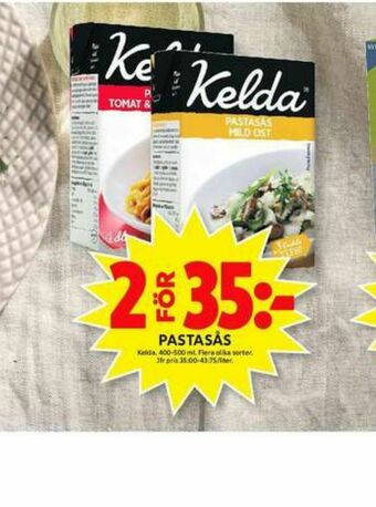 ICA Maxi Kelda Pastasås erbjuda