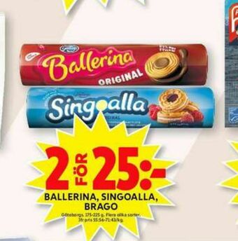 ICA Maxi Ballerina Kaffekex erbjuda