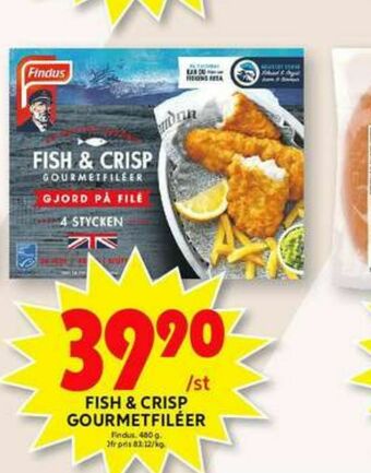 ICA Maxi Findus Fiskrätter erbjuda