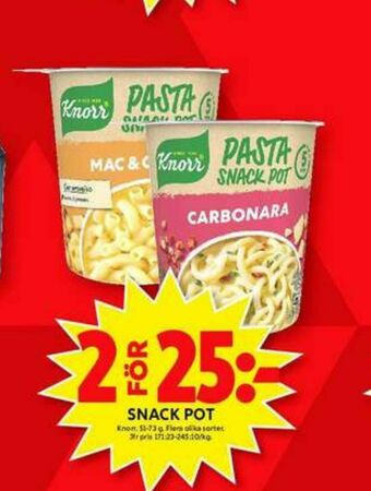ICA Maxi Knorr Pastarätter erbjuda