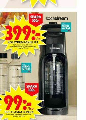 ICA Maxi Sodastream Kolsyremaskin erbjuda